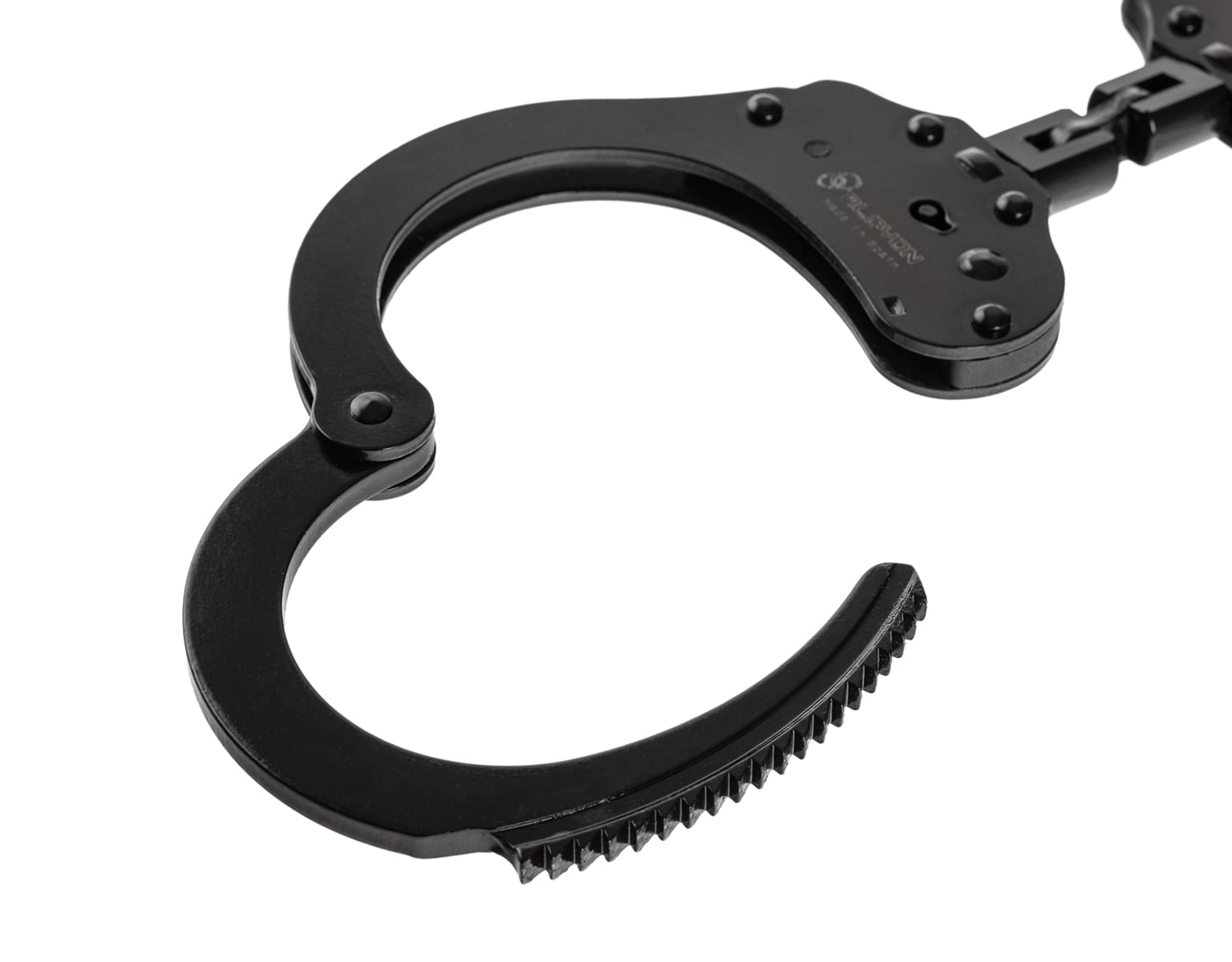 Alcyon Hoop Steel handcuffs - black