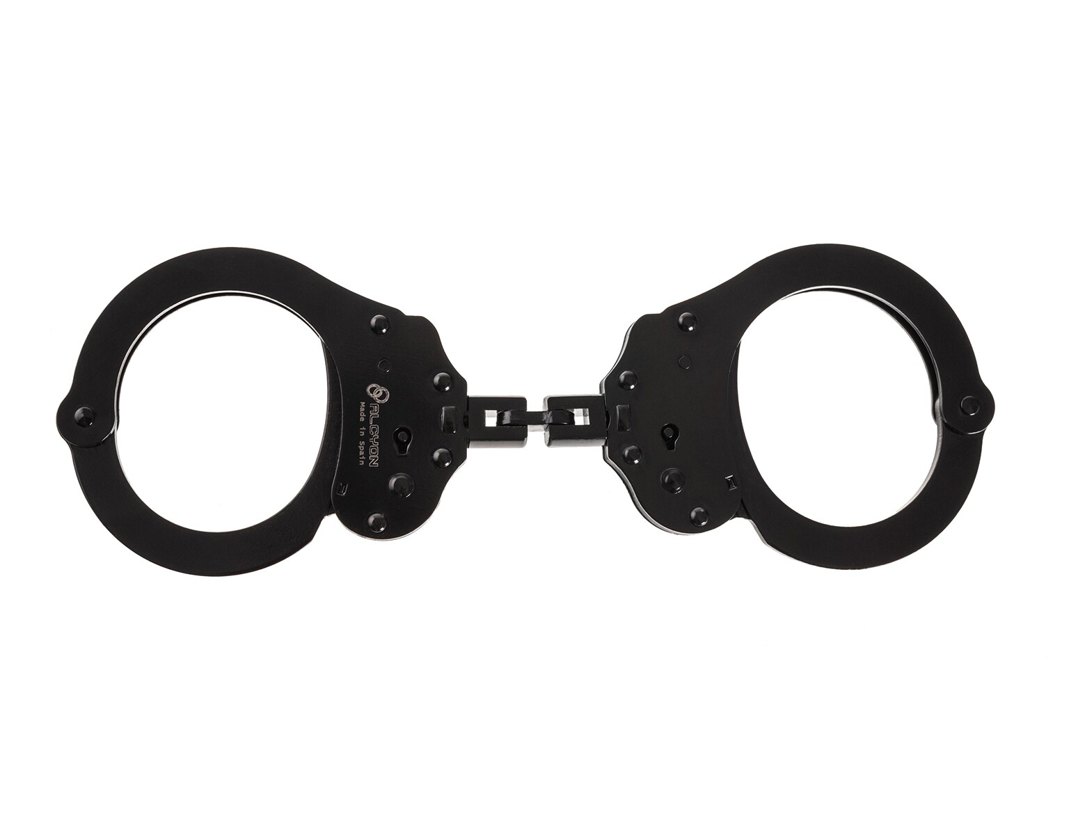 Alcyon Hoop Steel handcuffs - black