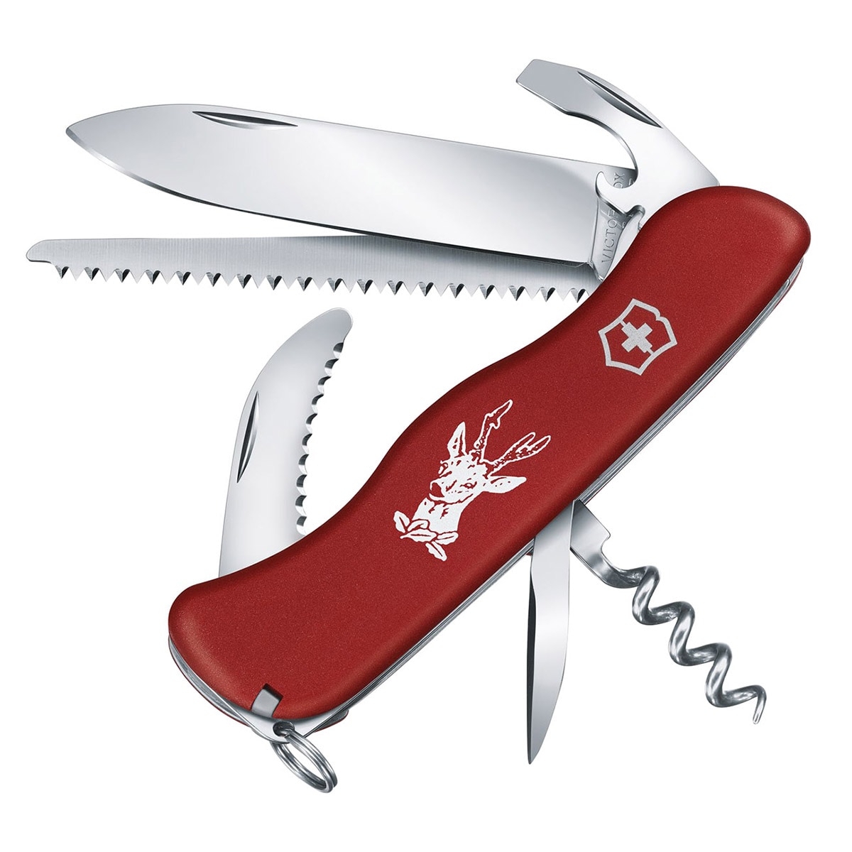 Victorinox Hunter Pocket Knife Red