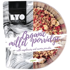 LYO Organic Millet Porridge With Raspberries And Chokeberry Freeze-dried Food