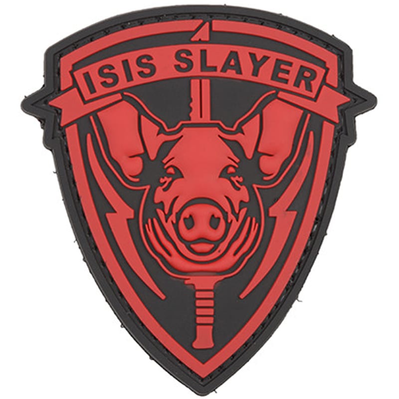 GFC ISIS Pig 3D Morale Patch - Red