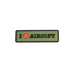 GFC I Love Airsoft 3D Morale Patch