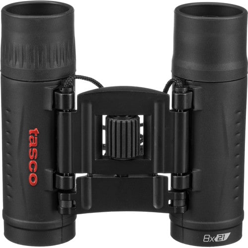 Tasco Essentials 8x21 Roof Binoculars Black