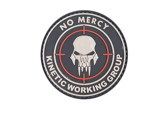 GFC No Mercy Kinetic Working Group 3D Morale Patch - Black