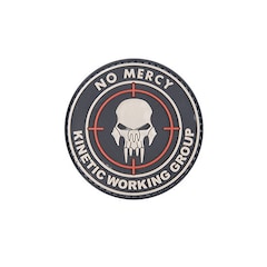 GFC No Mercy Kinetic Working Group 3D Morale Patch - Black