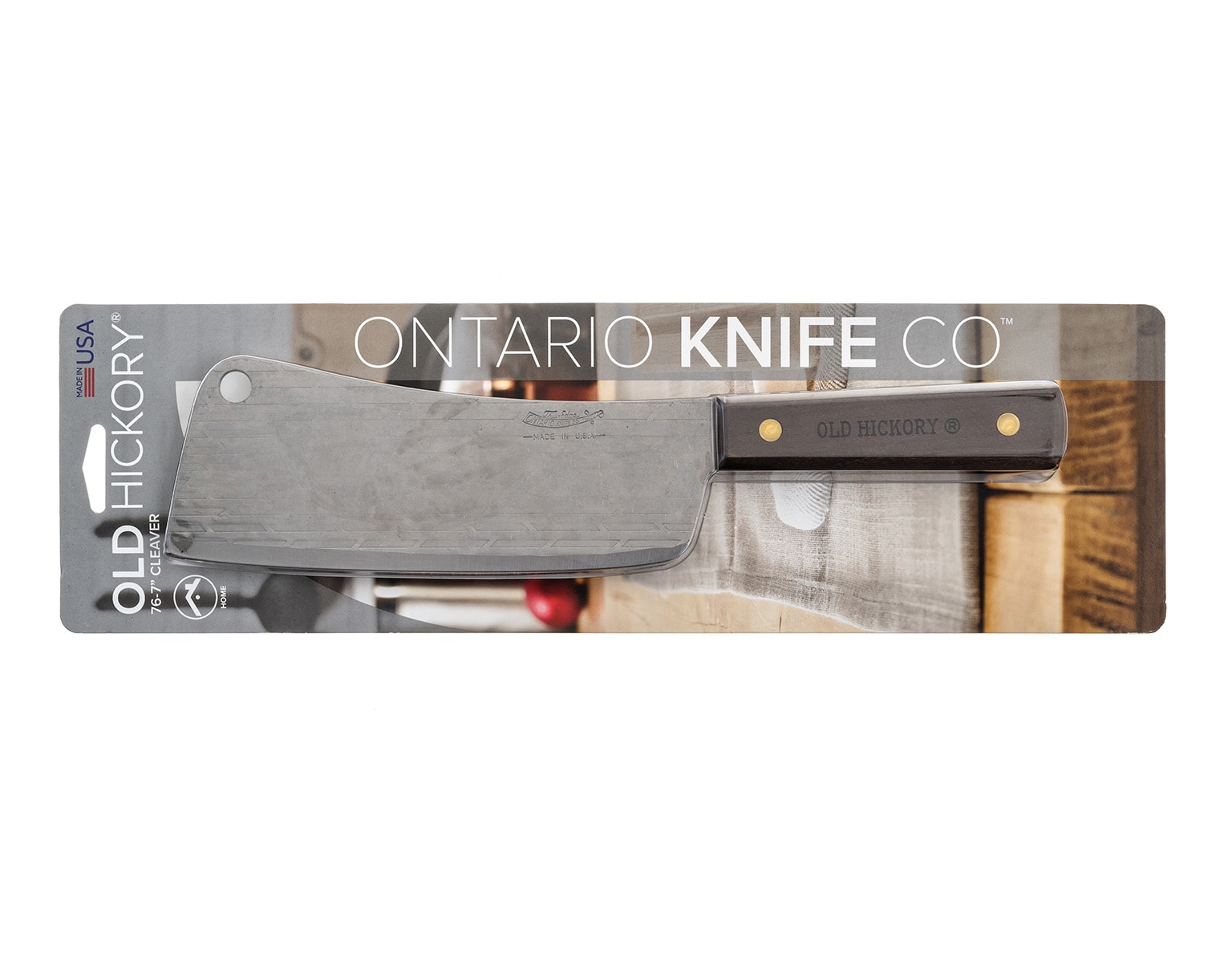 Ontario Old Hickory Cleaver Knife