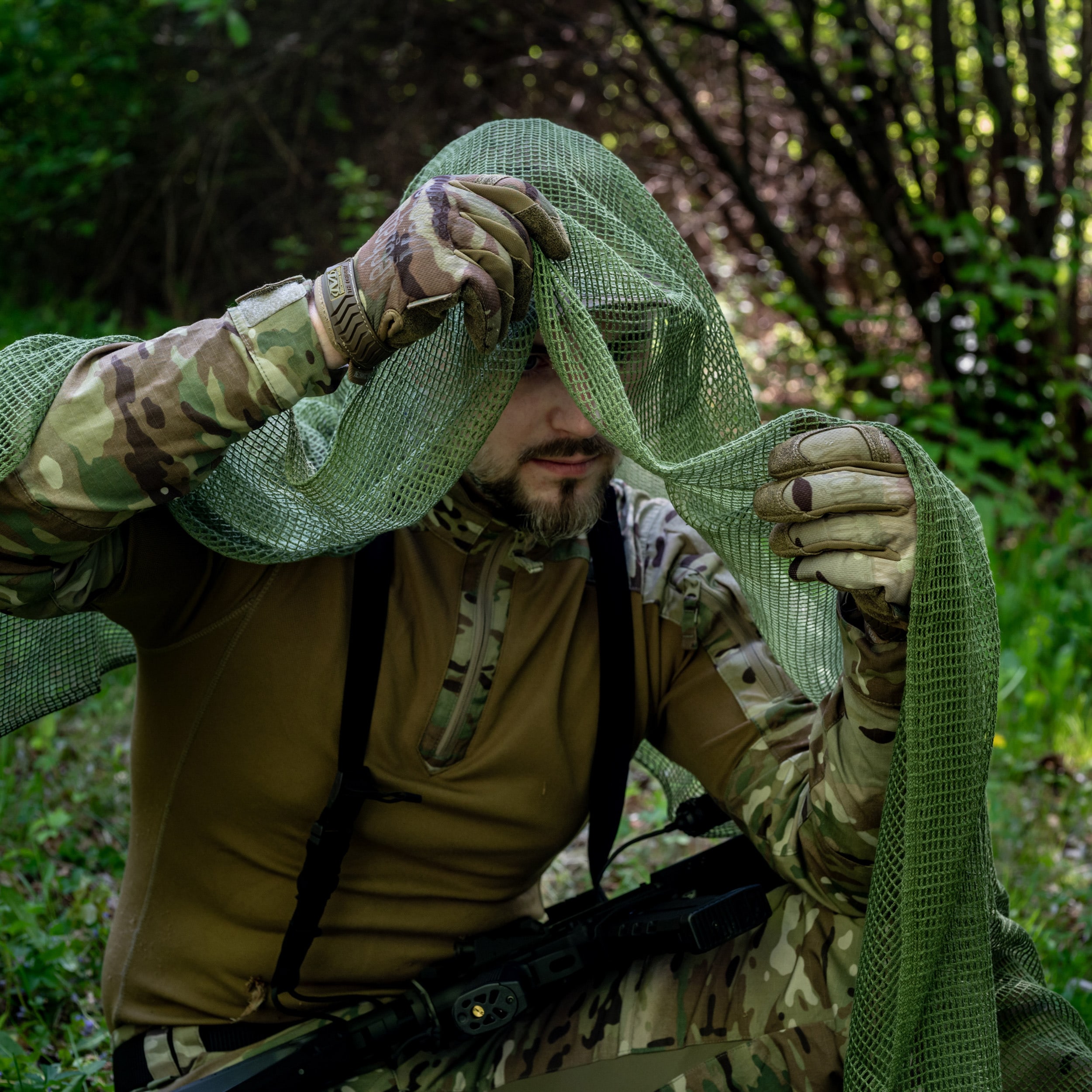 Personal camouflage net Mil-Tec - Olive