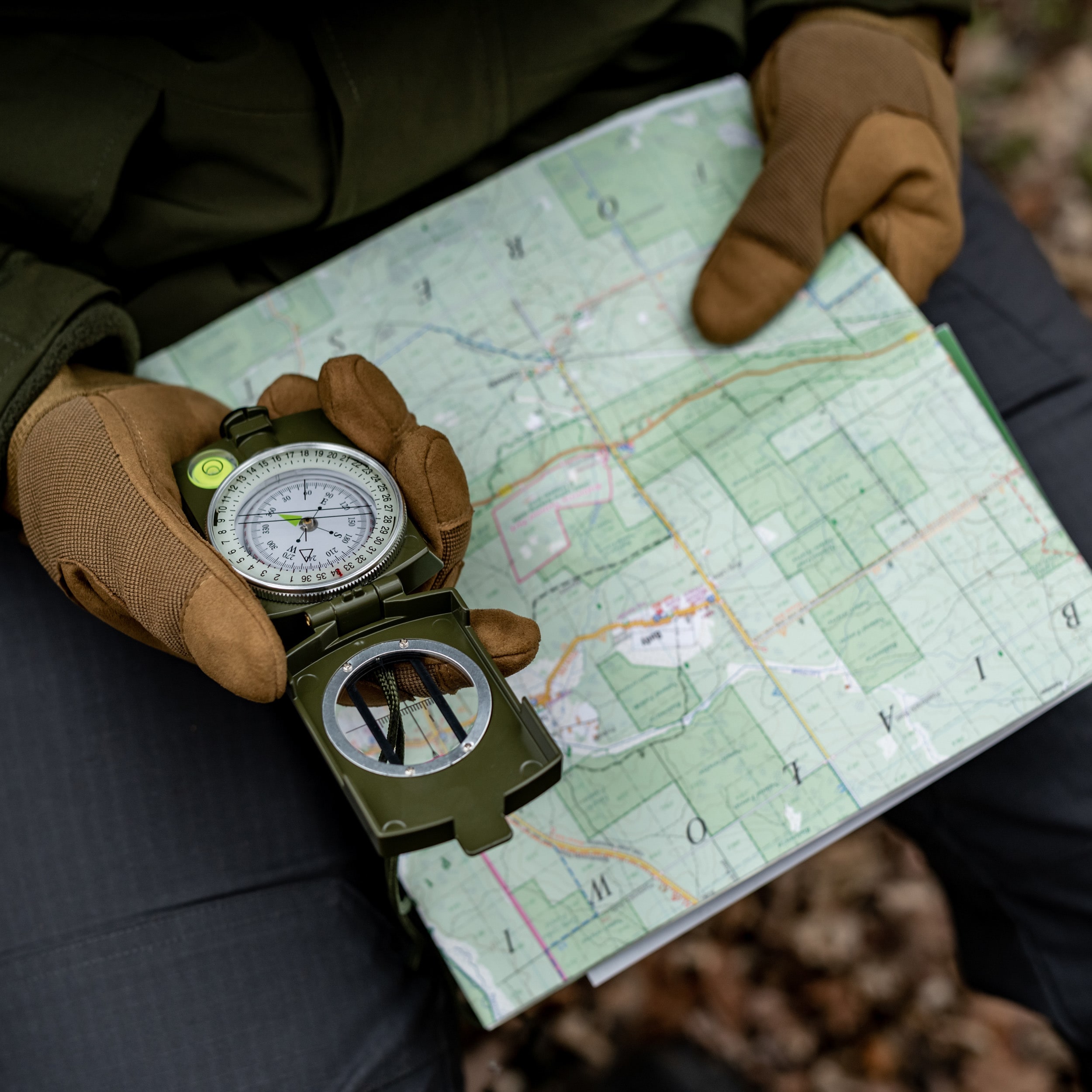 Mil-Tec Army prismatic compass