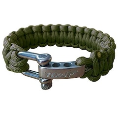 Paracord Texar shackle bracelet - Olive