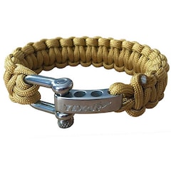 Paracord Texar shackle bracelet - Coyote