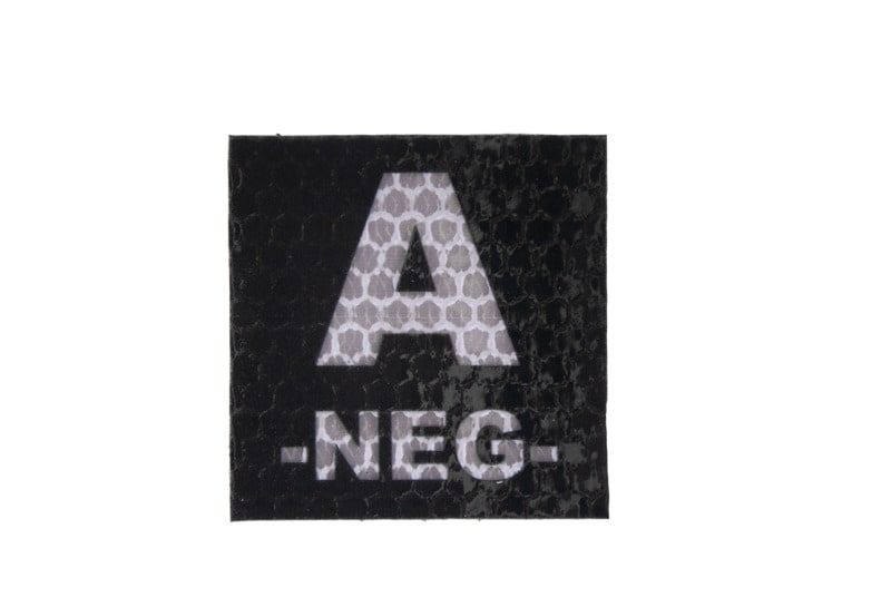 Combat-ID IR patch with blood group A NEG 