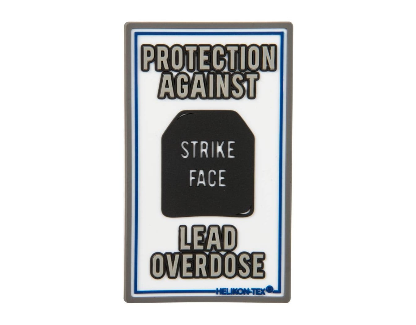 Helikon Lead Overdose PVC Morale Patch - White