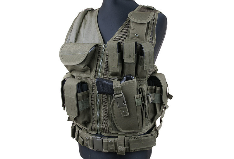 GFC KAM-39 Tactical Vest - Olive Green