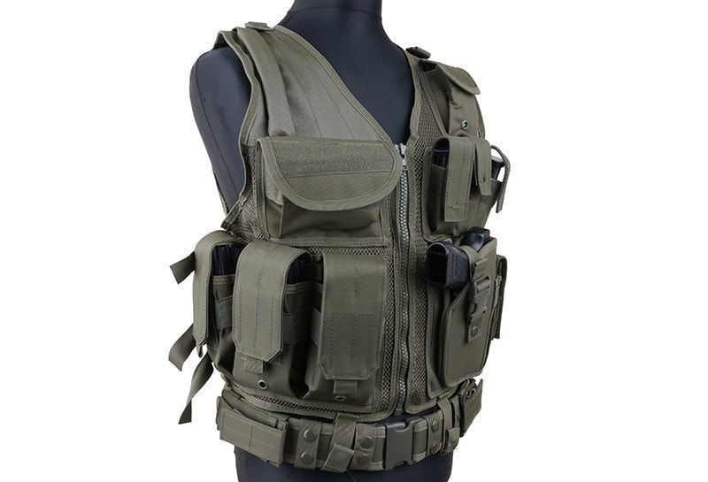 GFC KAM-39 Tactical Vest - Olive Green