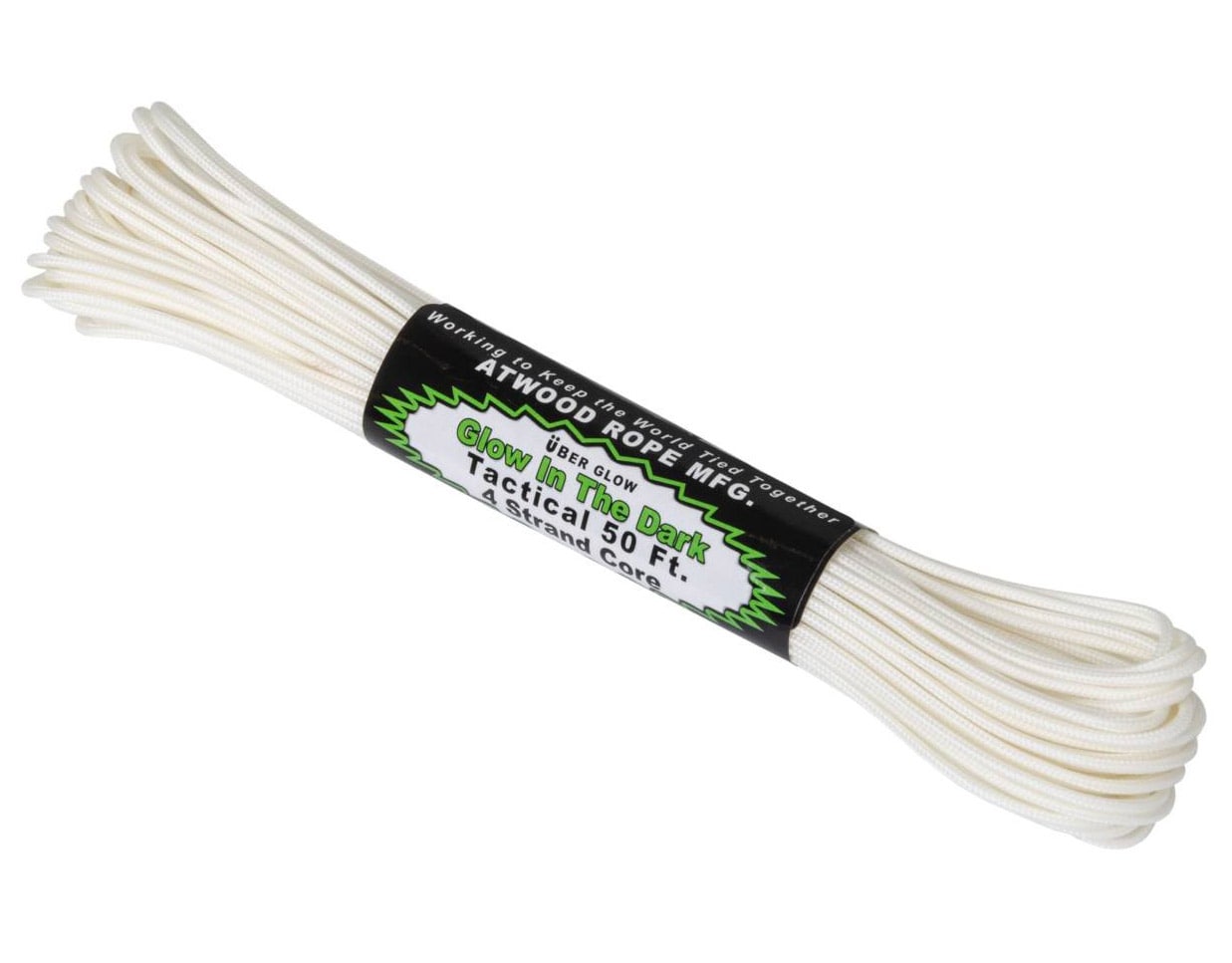 Atwood Rope MFG 275 Tatical Cord Uber Glow 15 m - White