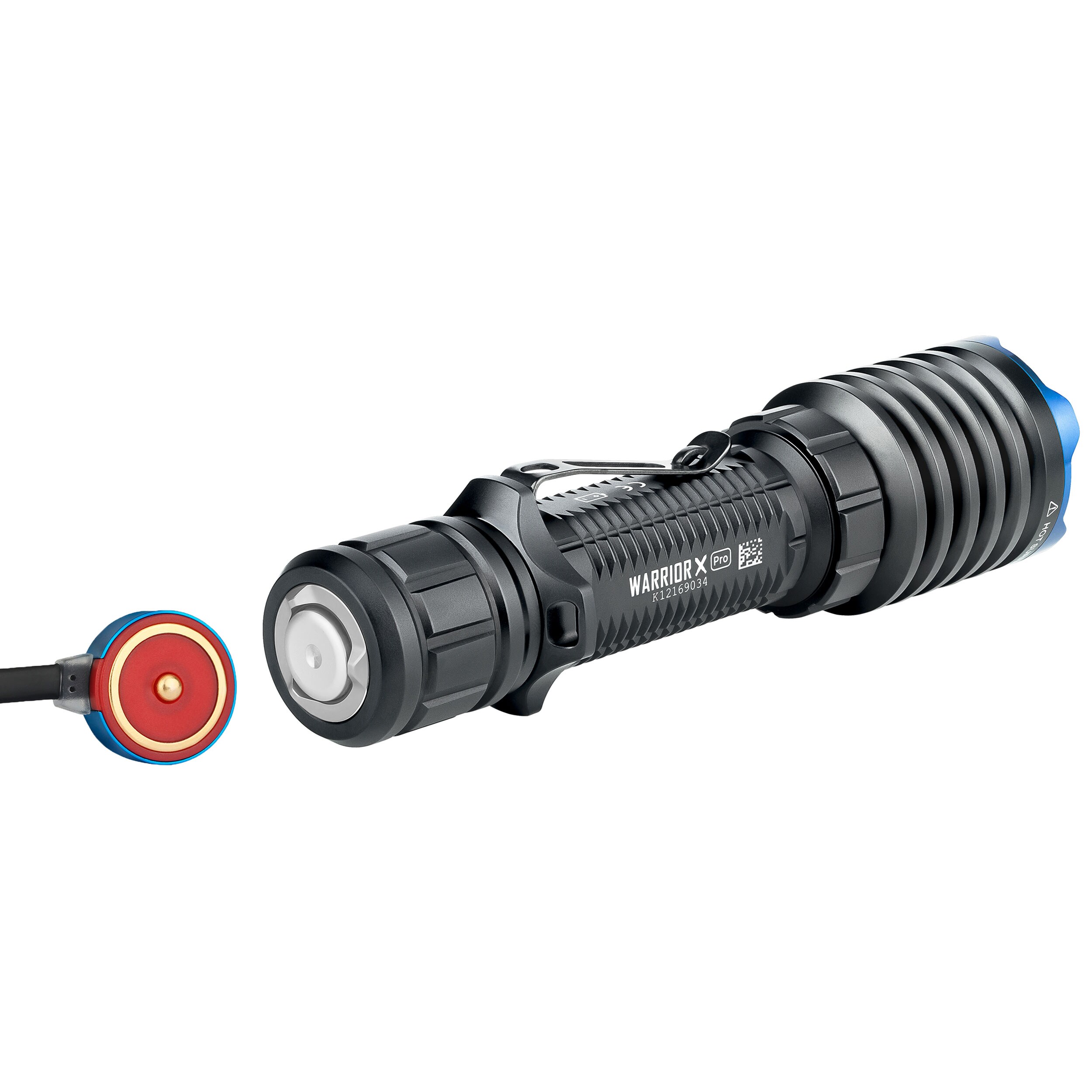 Olight Warrior X Pro Flashlight Black - 2100 lumens, 500m Range