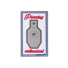 Helikon Pierceing Enthusiast PVC Morale Patch - white