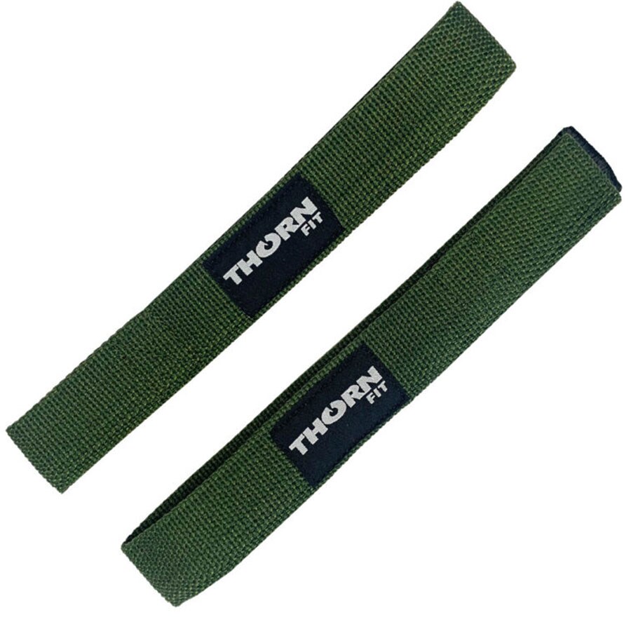 Thorn+Fit weightlifting straps - Army Green