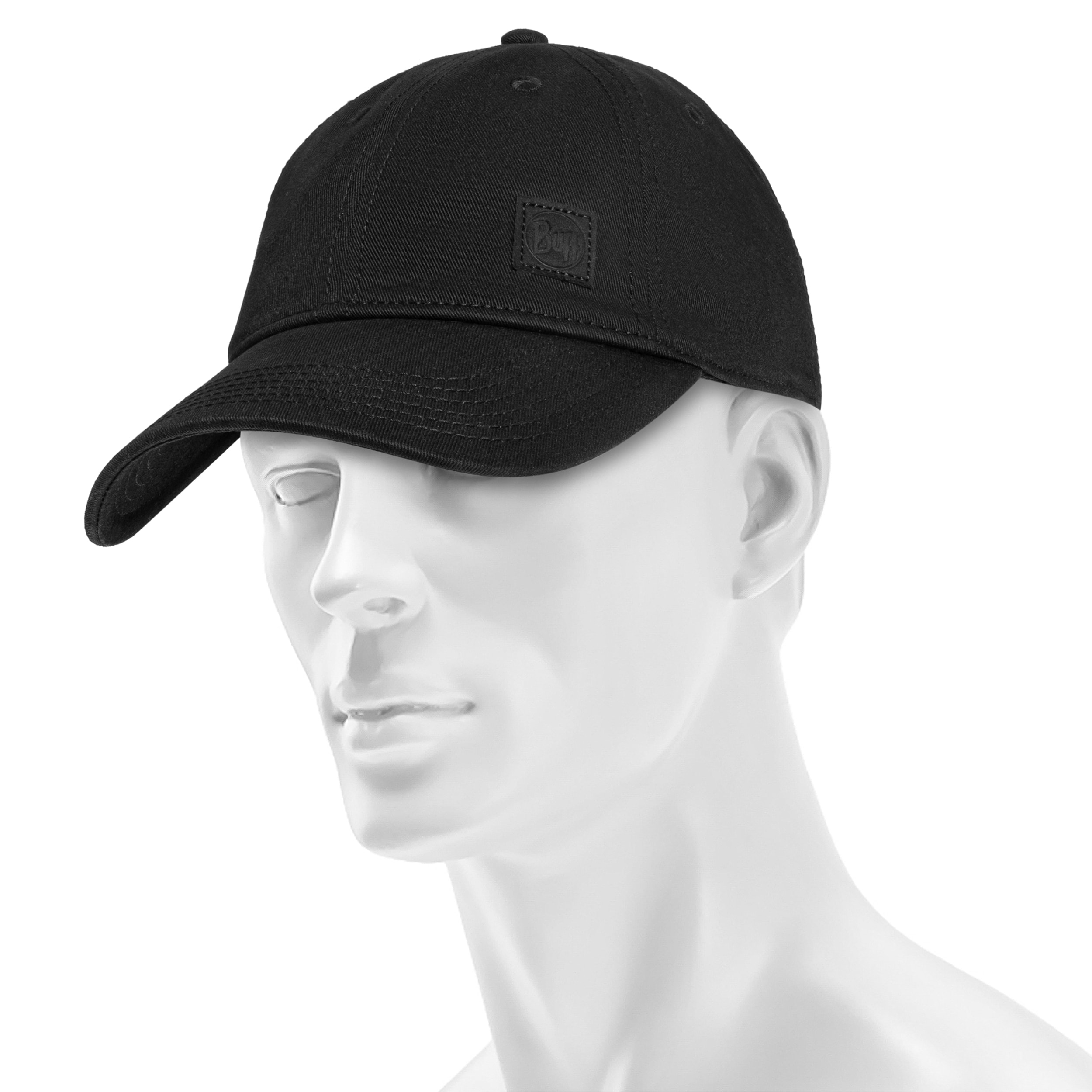 Buff Baseball Cap - Solid Black