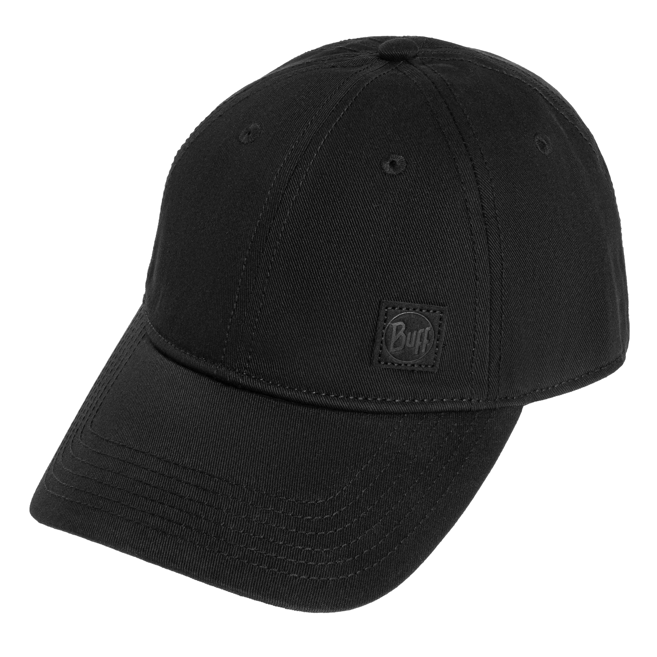 Buff Baseball Cap - Solid Black