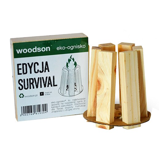 Woodson Eko-ognisko survival kindling