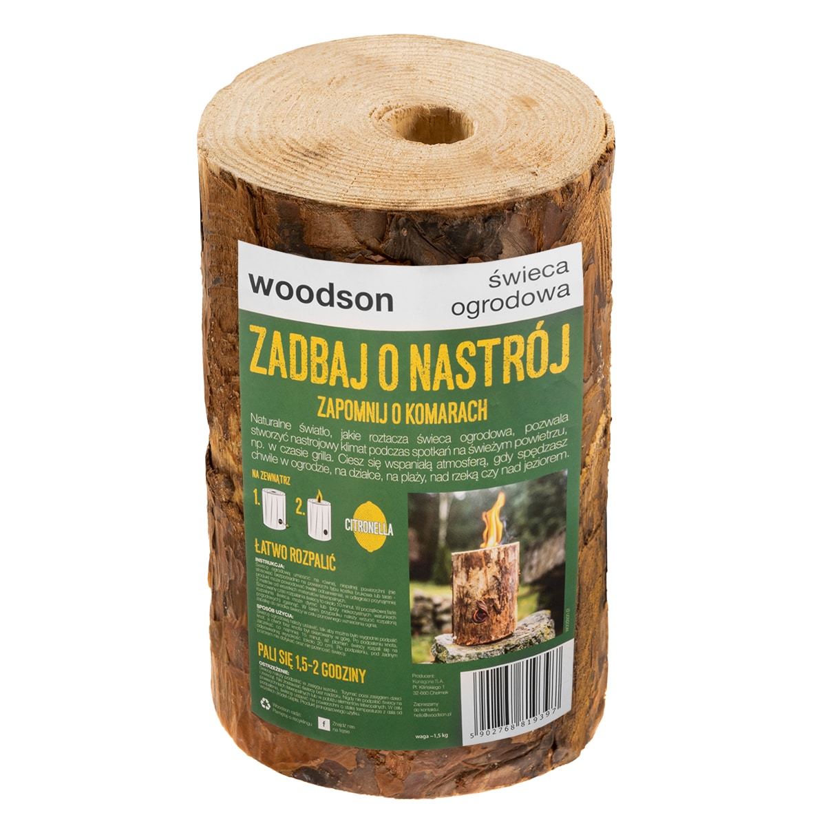 Woodson Citronella Garden Candle