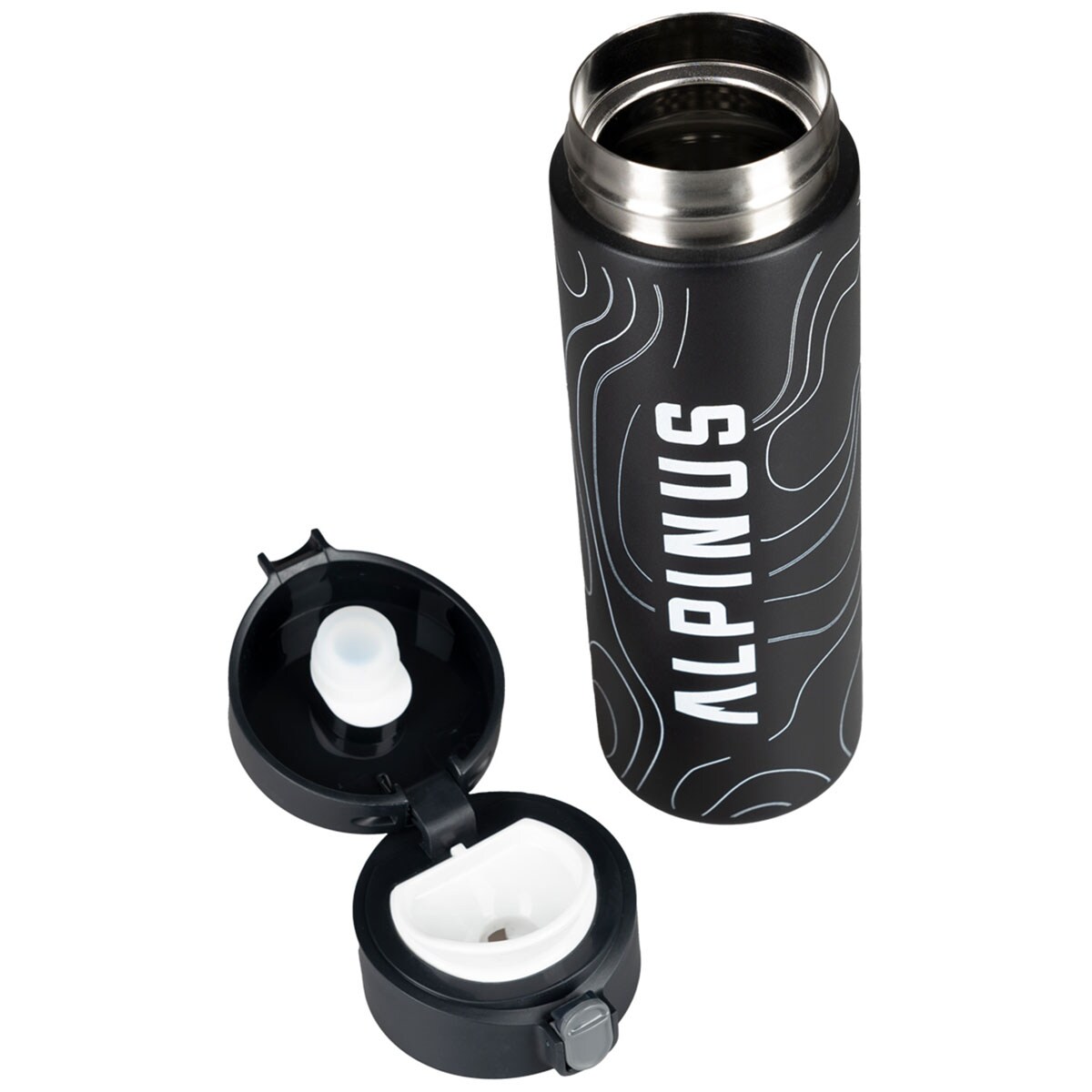 Alpinus Livigno Thermal Mug - Black