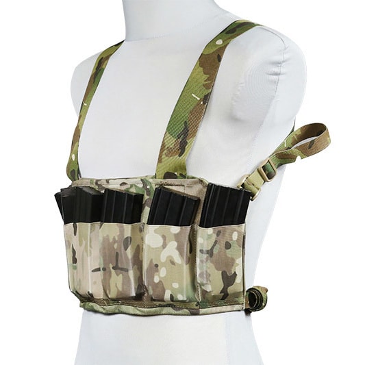 Low-profile waistcoat Emerson Speed Chest Rig - Arid MC Camo