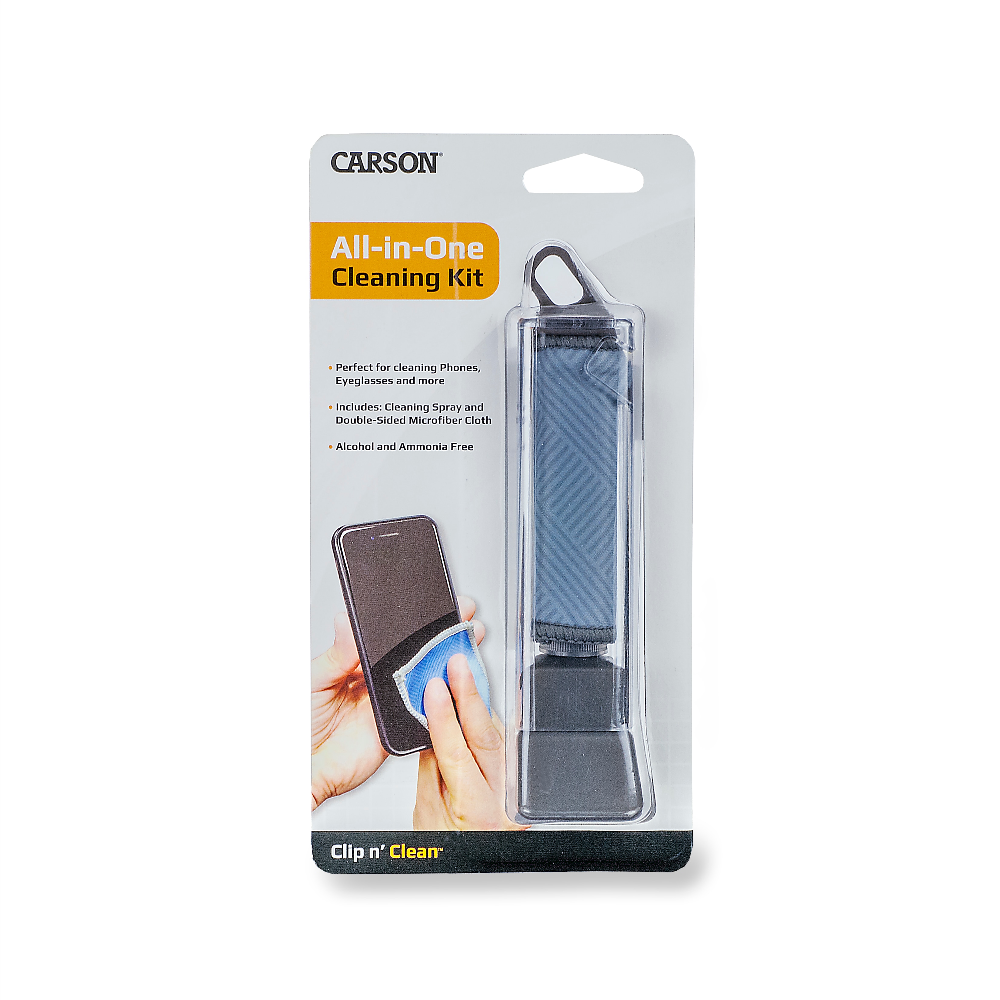 Carson Grey lens and screen cleaning kit