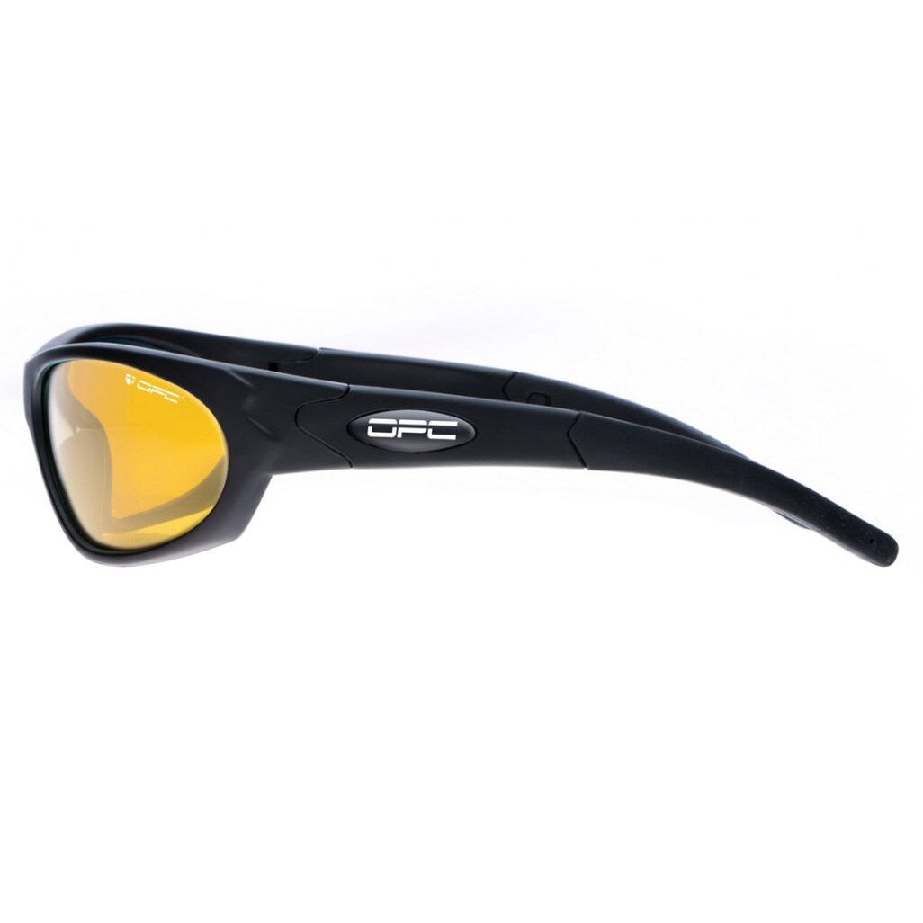 OPC Military Marines safety glasses - Black Matt Yellow Polarised