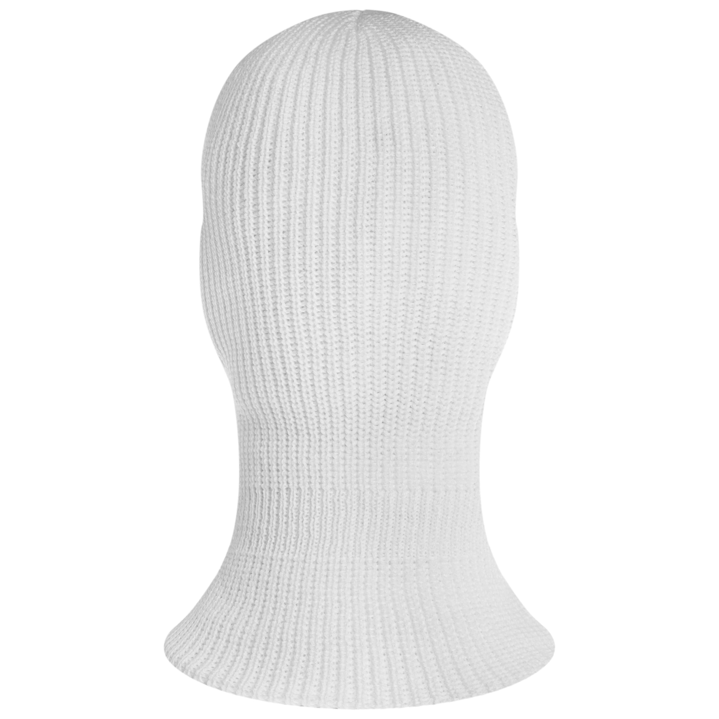 Mil-Tec Winter Balaclava with 3 holes - White