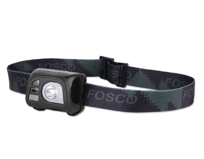 Fosco Tactical Headlamp Black - 140 lumens