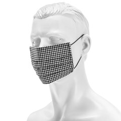MB Cotton Protective Mask - Check