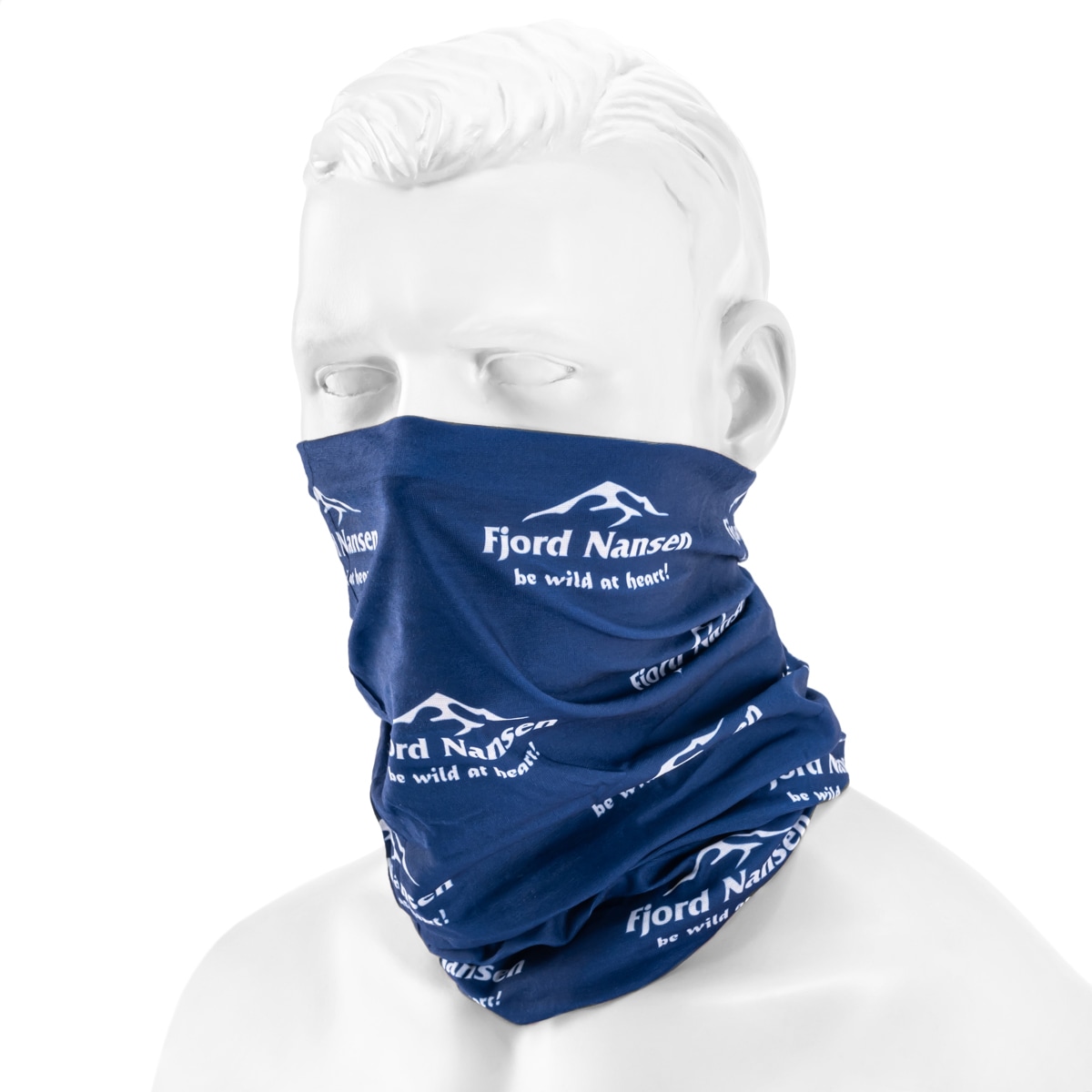 Fjord Nansen Headgear 8 in 1 Navy Logo