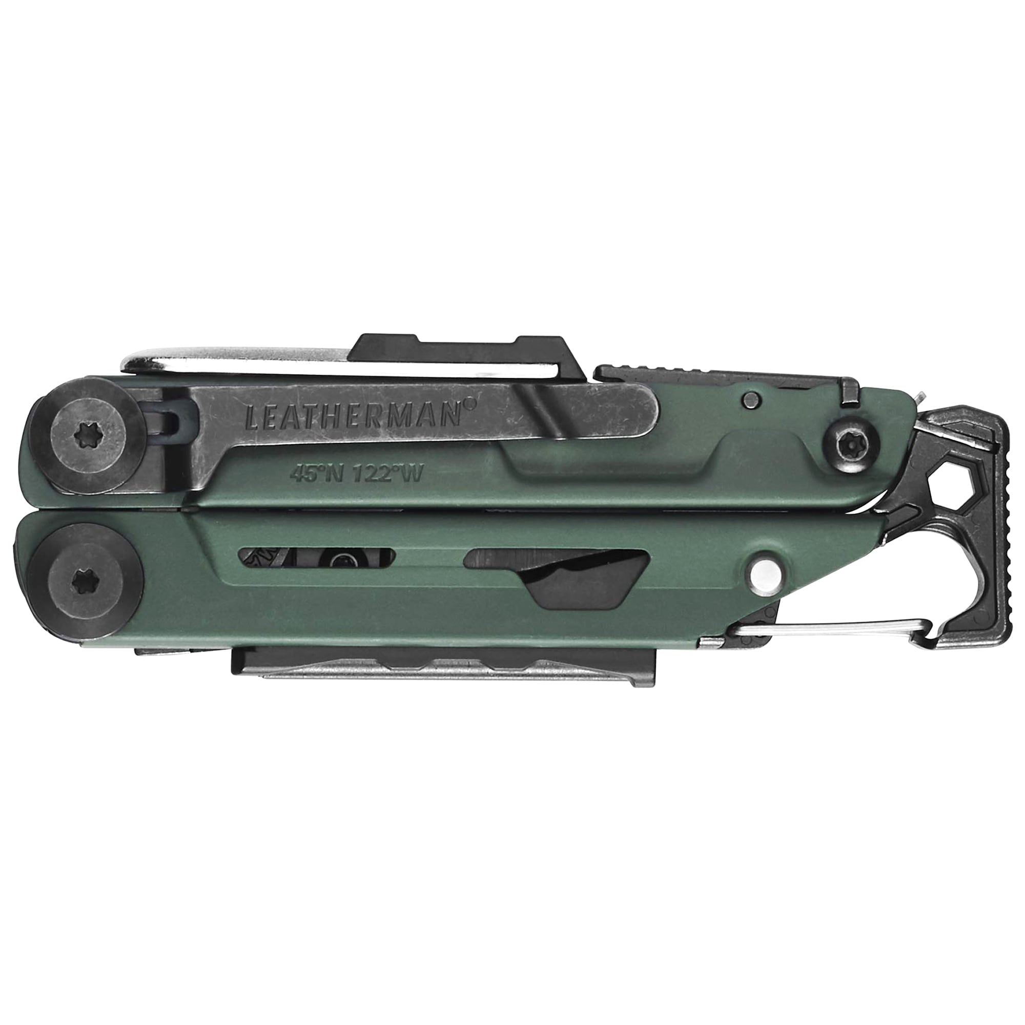 Leatherman Signal Green Topo multitool with holster - limited edition