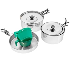 Camping kit Mil-Tec Stainless Steel - 7 elements