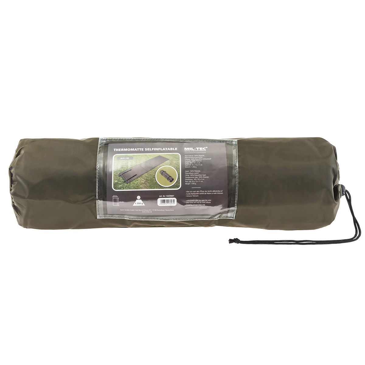 Mil-Tec Self-inflating mat - Olive
