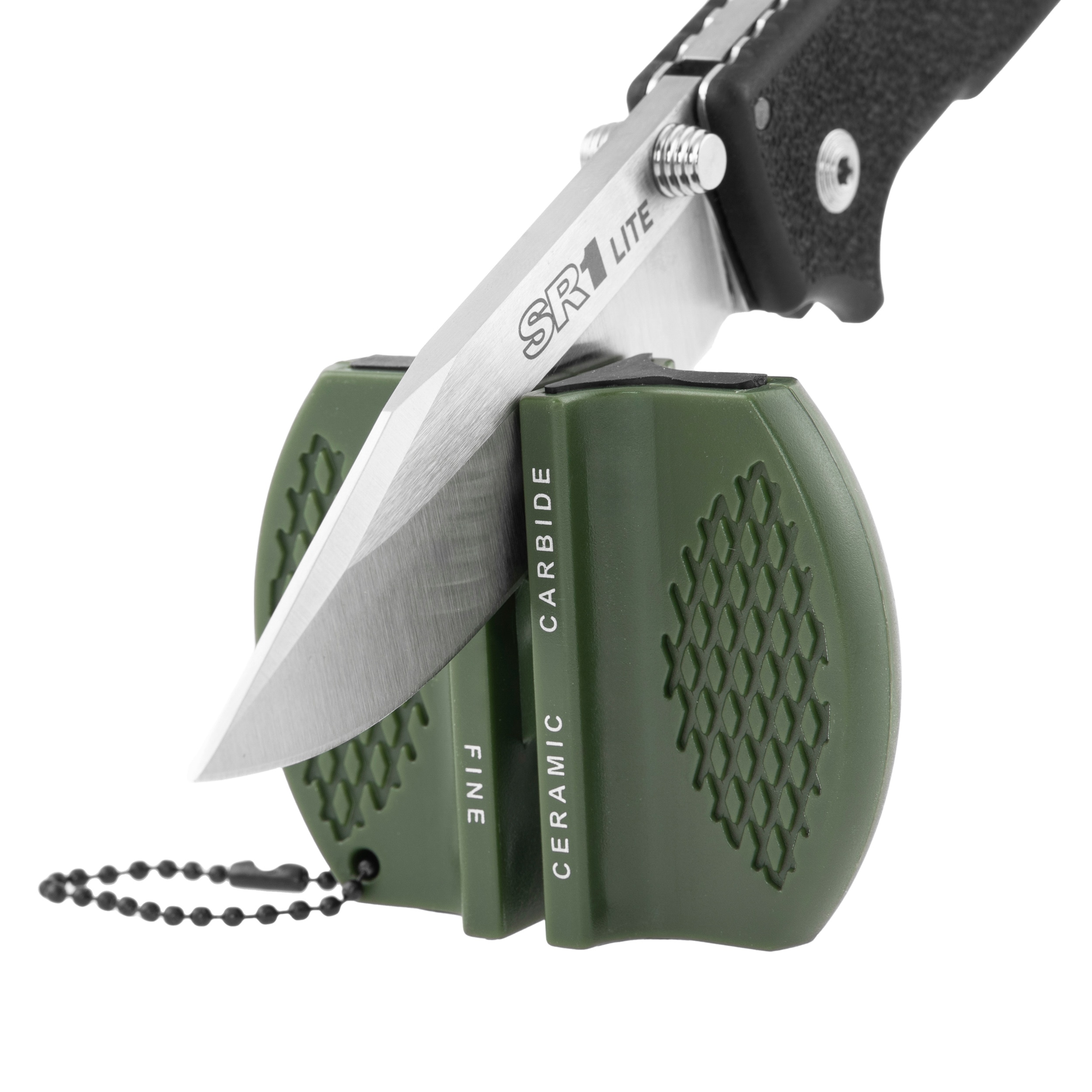 Mil-Tec Pocket Sharpener - Olive