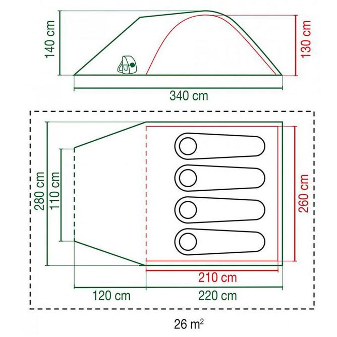 Coleman Kobuk Valley 4 Plus ST 4-person Tent