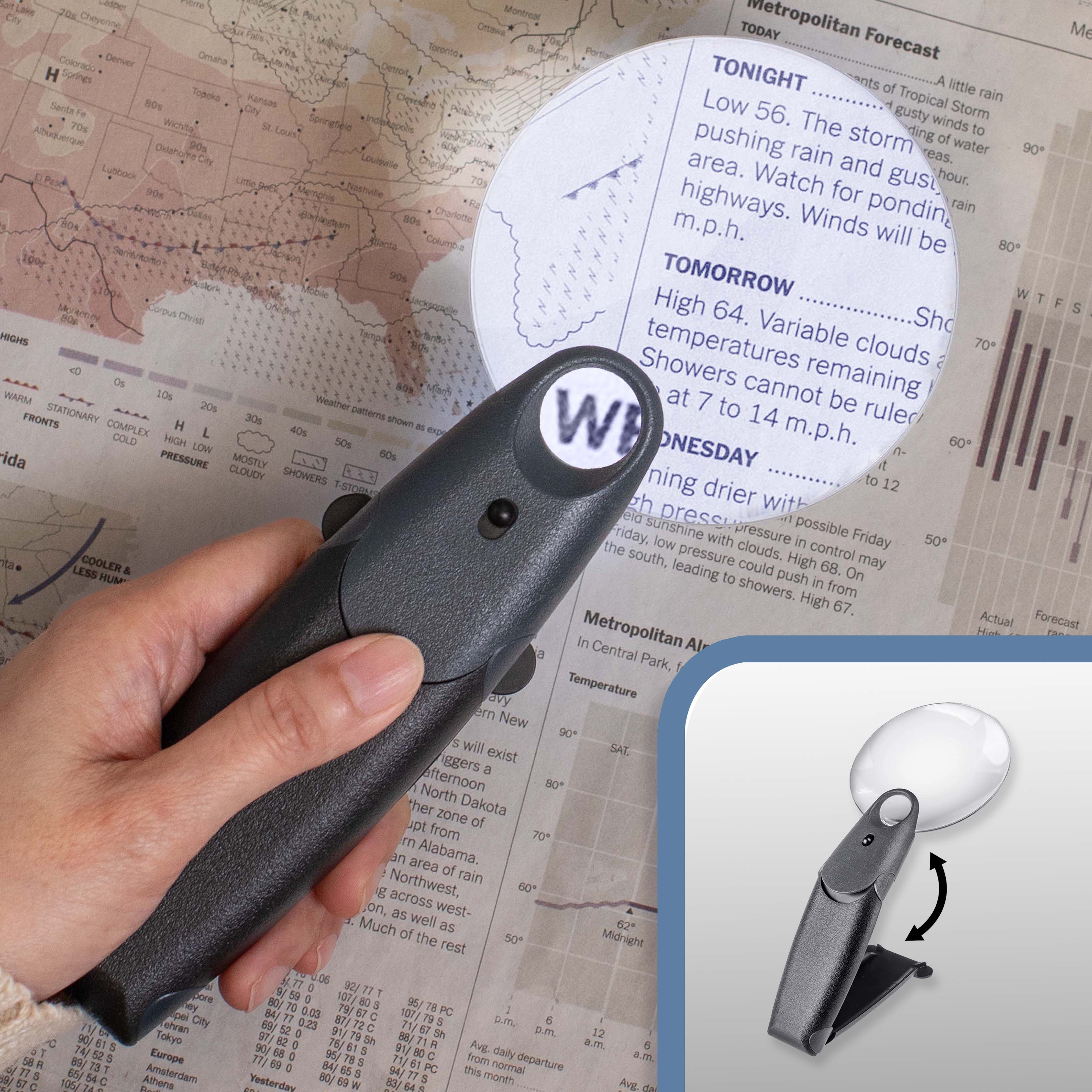 Carson FreeHand 2,5x / 5,5x Magnifier