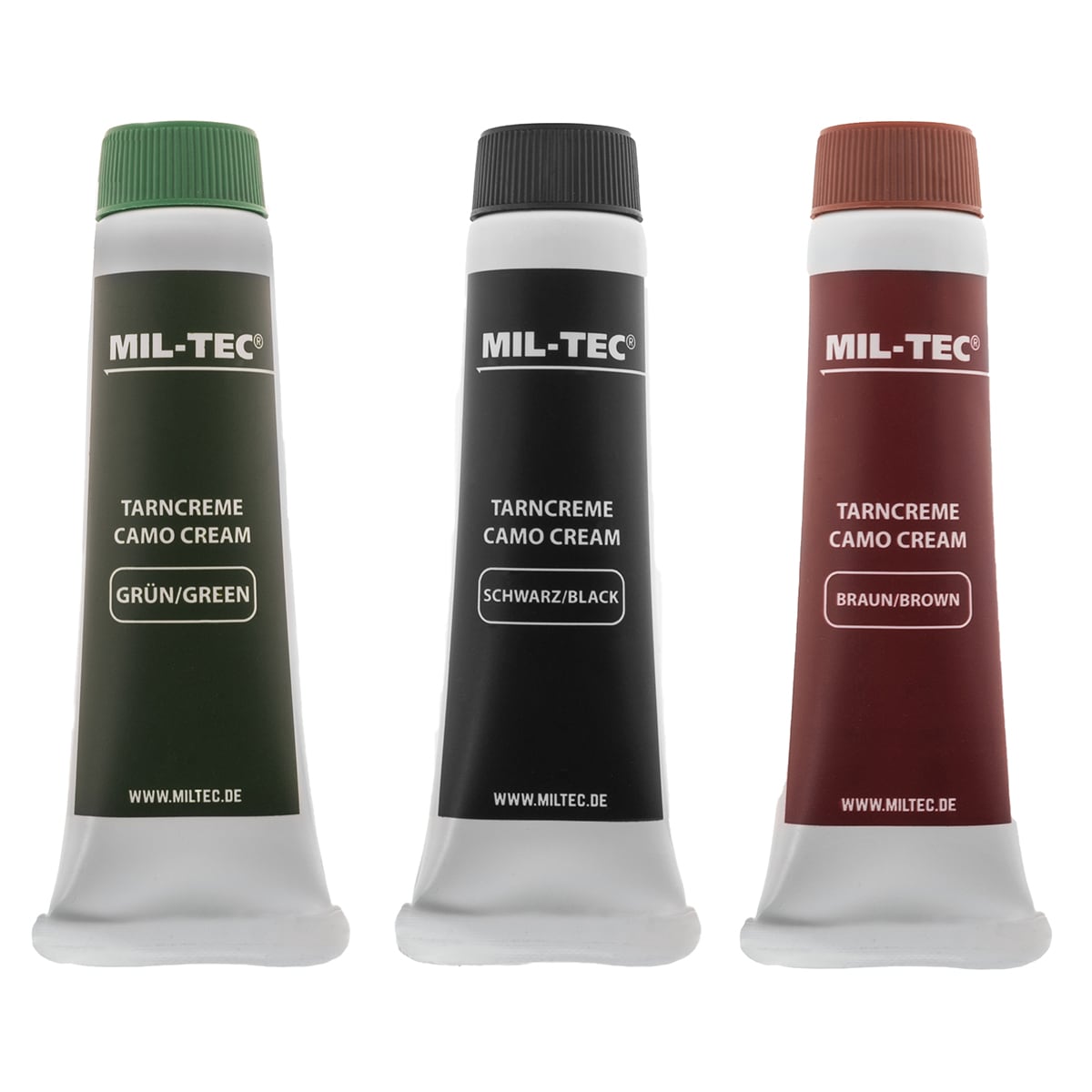 Mil-Tec Camouflage Paints in tubes 3 colors - Woodland