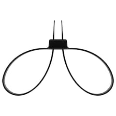 Mil-Tec plastic disposable handcuffs - Black