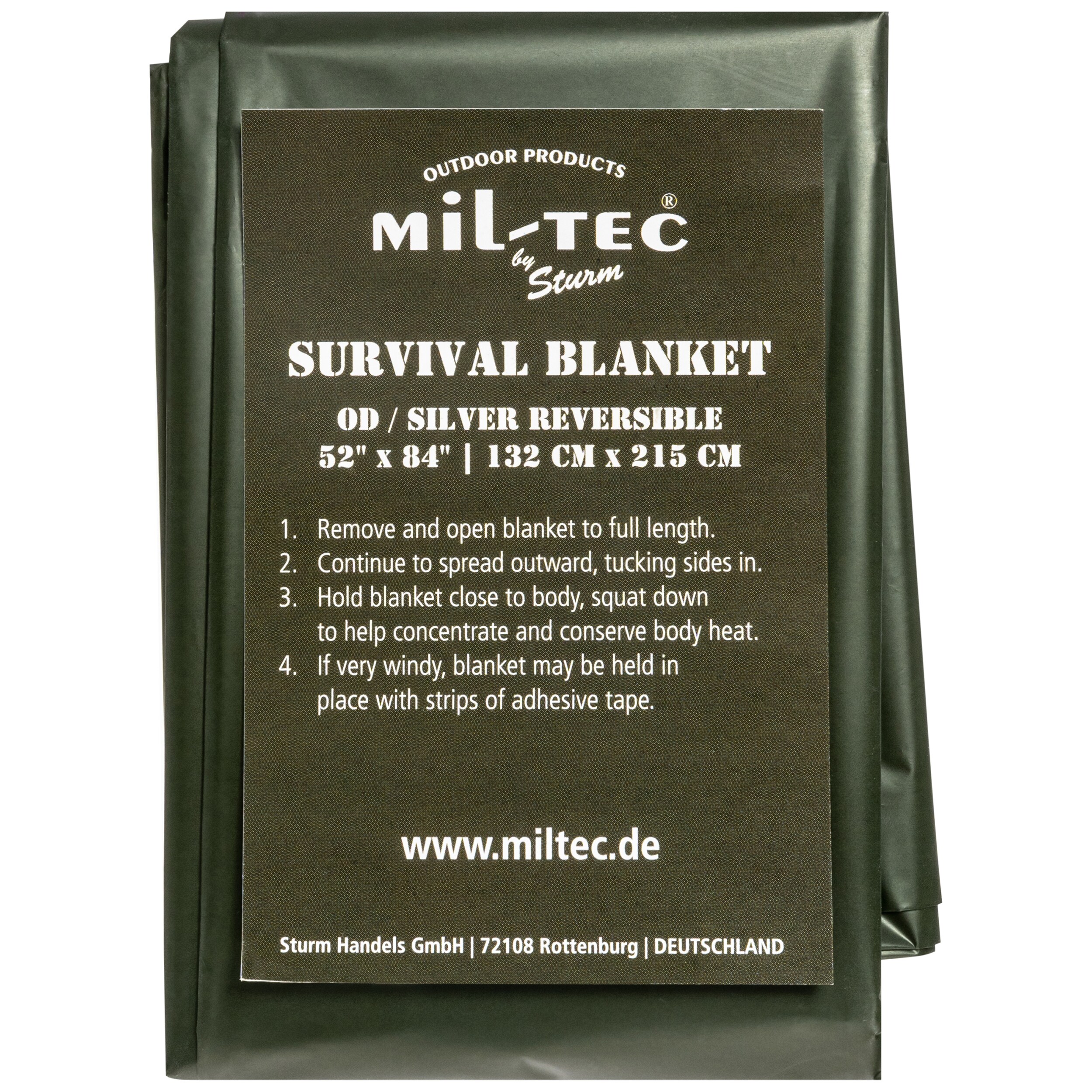 Mil-Tec Survival Blanket - Olive