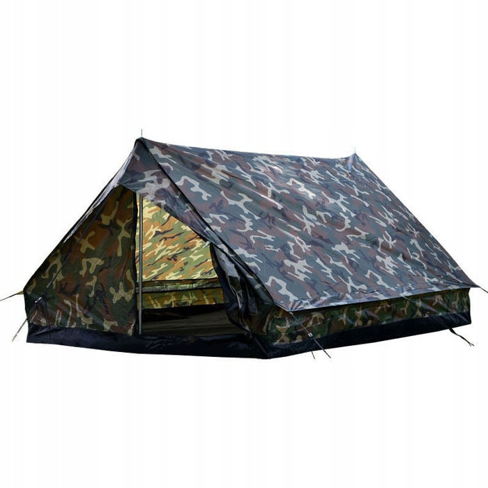 Mil-Tec Mini Pack Standard 2-Person Tent - Woodland