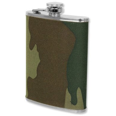 Mil-Tec 220 ml Flask - Woodland 