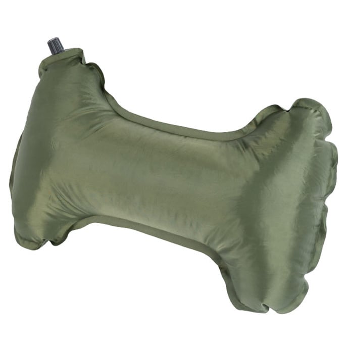 Mil-Tec Neck Rest Self-Inflating Pillow Olive