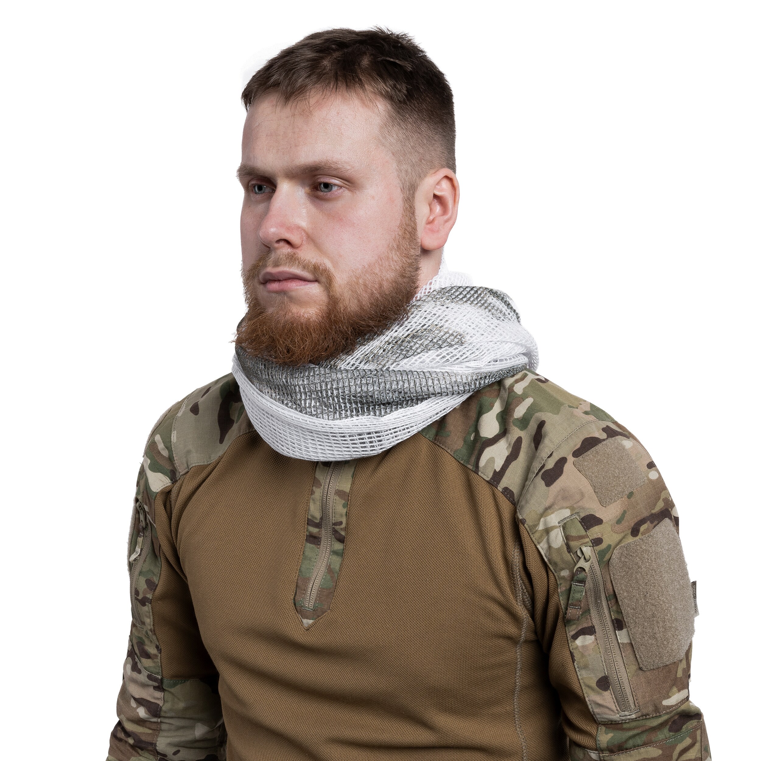 Personal camouflage net Mil-Tec - Snow Camo