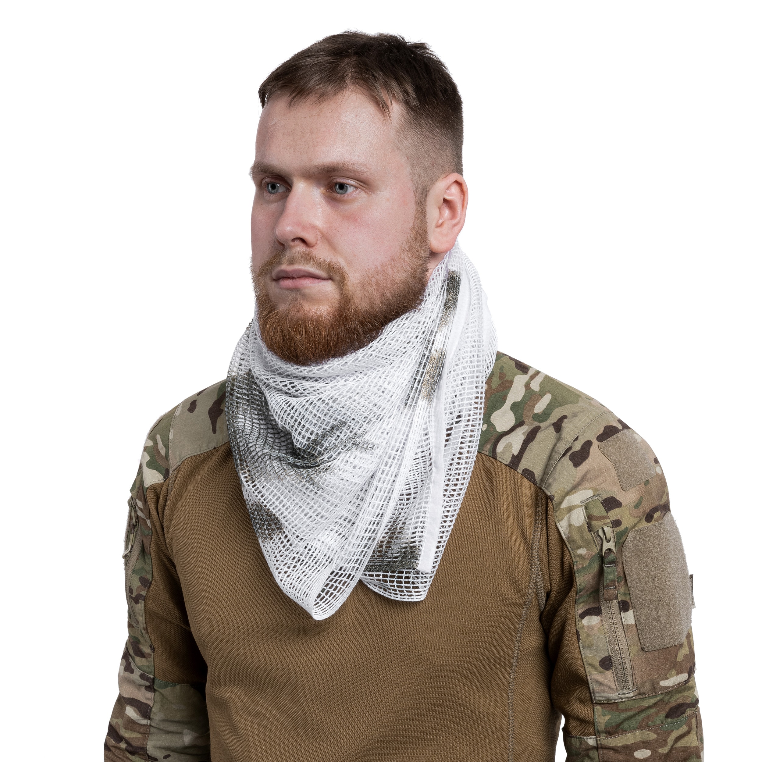 Personal camouflage net Mil-Tec - Snow Camo