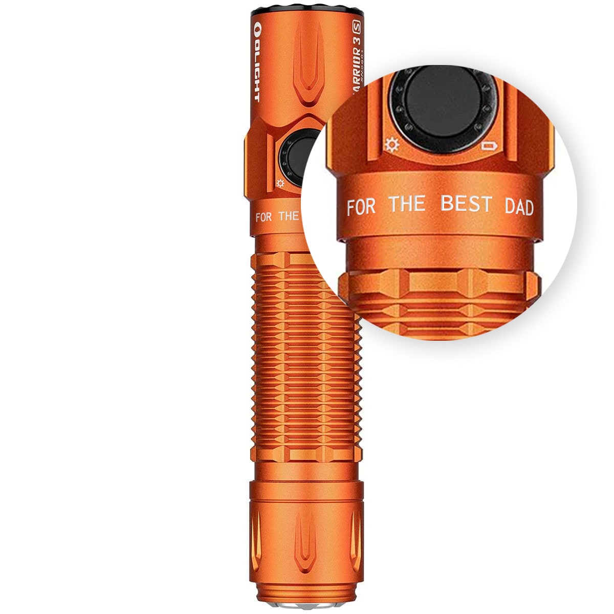 Olight Warrior 3S Limited Edition Orange flashlight - 2300 lumens