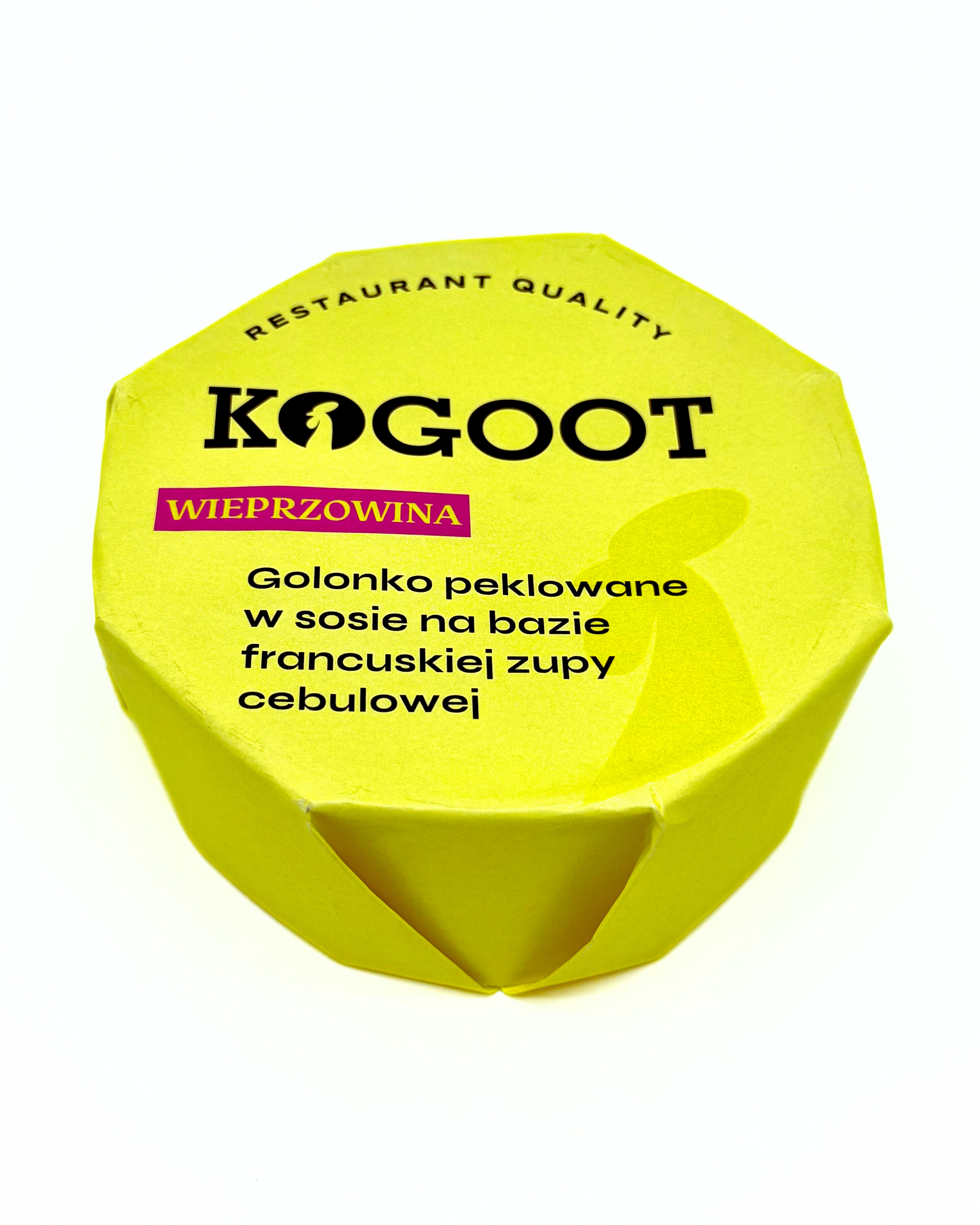 Kogoot Canned Food - Cured Pork Knuckle in Sauce Based on French Onion Soup 300 g